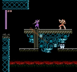une photo d'Ã©cran de Blue Shadow sur Nintendo Nes